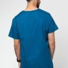 On Dickies | Bluza Medyczna Meska Dickies Eds Signature Men V-Neck Karaibski Blekit