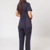 Ona Dickies | Komplet Medyczny Damski Dickies Balance (Bluza V-Neck, Spodnie Mid Rise) Szary