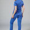 Ona Adar Medical Uniforms | Komplet Medyczny Adar Uniforms Yoga Klasyczny Blekit (Z Bluza Modern - Elastic)