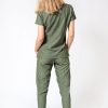 Ona Adar Medical Uniforms | Komplet Medyczny Adar Uniforms Ultimate Oliwkowy (Z Bluza Sweetheart - Elastic)