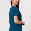 Ona Maevn Uniforms | Bluza Medyczna Damska Maevn Momentum Double V-Neck Karaibski Blekit