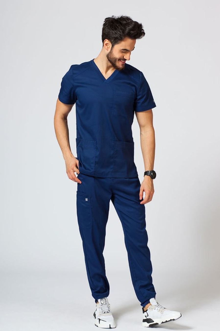 On Maevn Uniforms | Spodnie Meskie Maevn Matrix Men Jogger Ciemny Granat