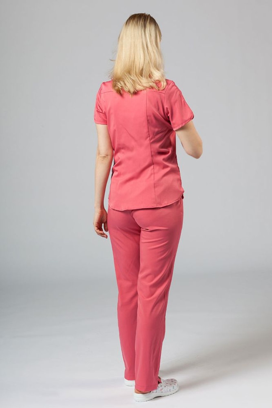 Ona Adar Medical Uniforms | Bluza Damska Adar Uniforms Modern Rozowa