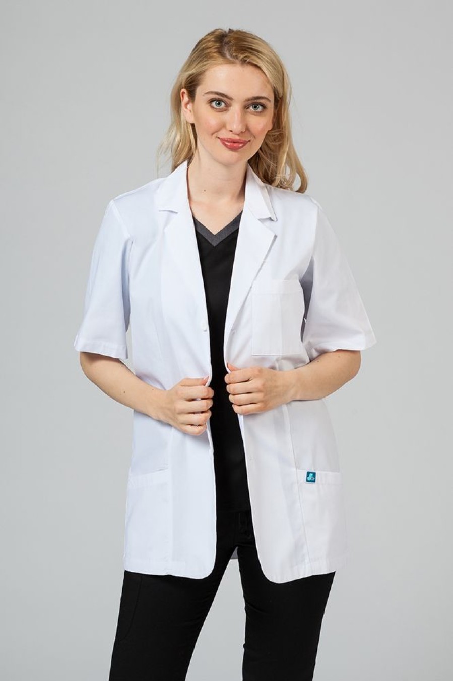 Ona Adar Medical Uniforms | Fartuch Medyczny Damski Adar Uniforms Consultation (Krotki Rekaw)