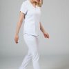 Ona Adar Medical Uniforms | Bluza Damska Adar Uniforms Modern Biala