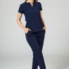 Ona Adar Medical Uniforms | Spodnie Damskie Adar Uniforms Skinny Leg Cargo Ciemny Granat