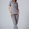 Ona Sunrise Uniforms | Bluza Medyczna Damska Sunrise Uniforms Basic Light Szara