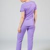 Ona Adar Medical Uniforms | Komplet Medyczny Adar Uniforms Yoga Lawendowy (Z Bluza Modern - Elastic)