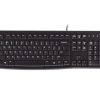 Akcesoria brak producenta | Klawiatura Przewodowa Logitech K120 Usb Czarna