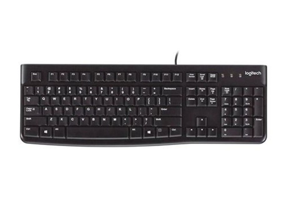 Akcesoria brak producenta | Klawiatura Przewodowa Logitech K120 Usb Czarna