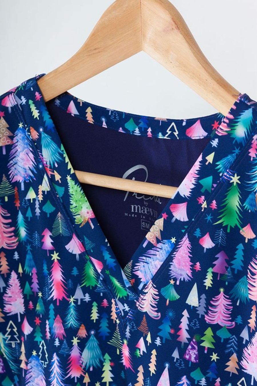 Ona Maevn Uniforms | Kolorowa Bluza Damska Maevn Prints Tree Fest