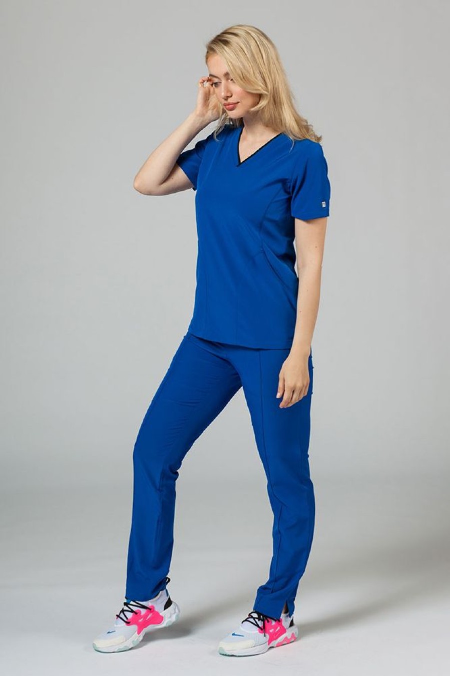 Ona Maevn Uniforms | Bluza Damska Maevn Matrix Impulse Stylish Krolewski Granat