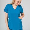 Ona Adar Medical Uniforms | Komplet Medyczny Adar Uniforms Yoga Krolewski Granat (Z Bluza Modern - Elastic)