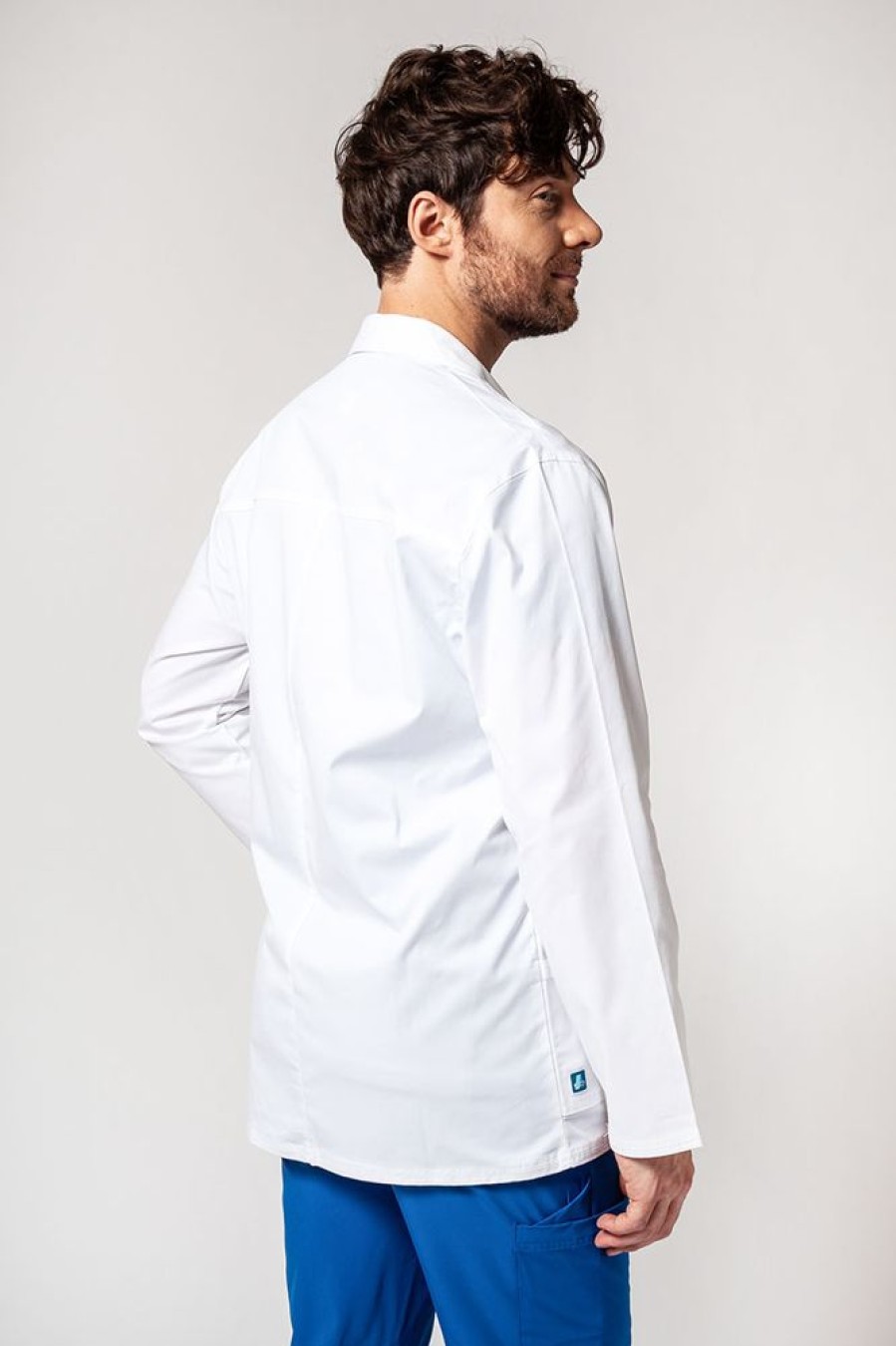 On Adar Medical Uniforms | Fartuch Medyczny Meski Adar Uniforms Snap Short (Elastic)