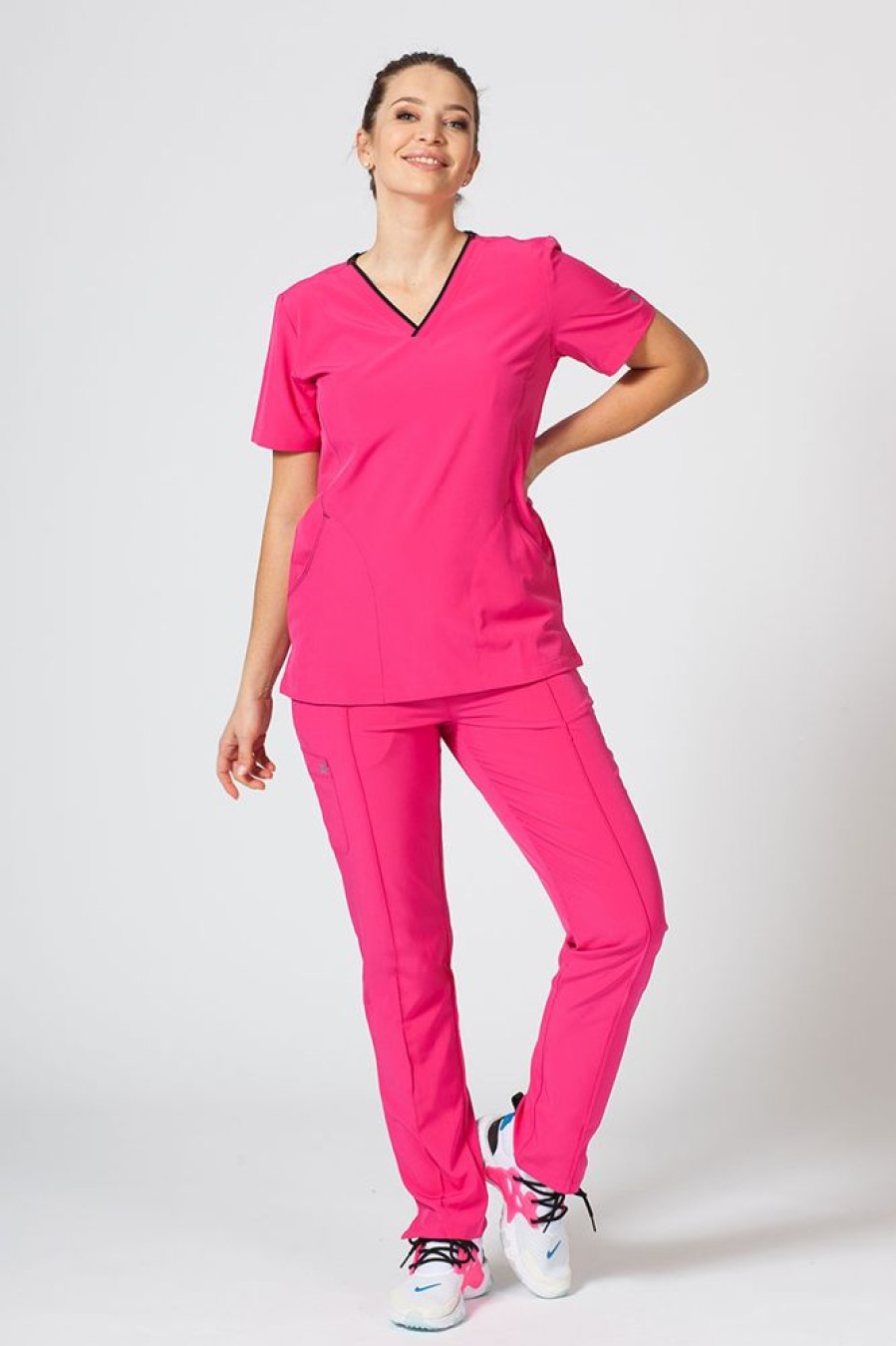 Ona Maevn Uniforms | Bluza Damska Maevn Matrix Impulse Stylish Rozowa