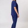 Ona Maevn Uniforms | Komplet Medyczny Damski Maevn Momentum (Bluza Double V-Neck, Spodnie 6-Pocket) Ciemny Granat