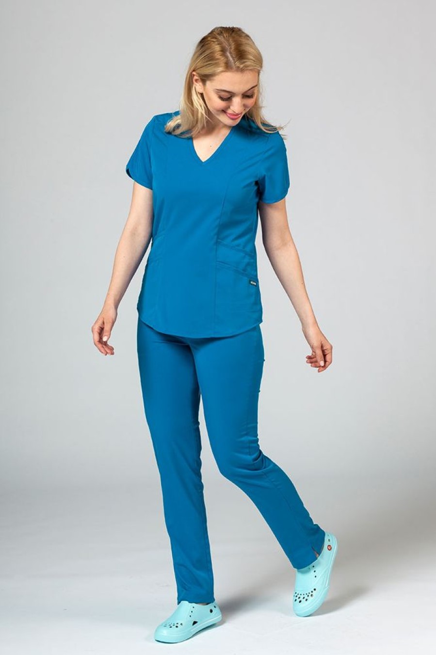 Ona Adar Medical Uniforms | Bluza Damska Adar Uniforms Modern Krolewski Granat