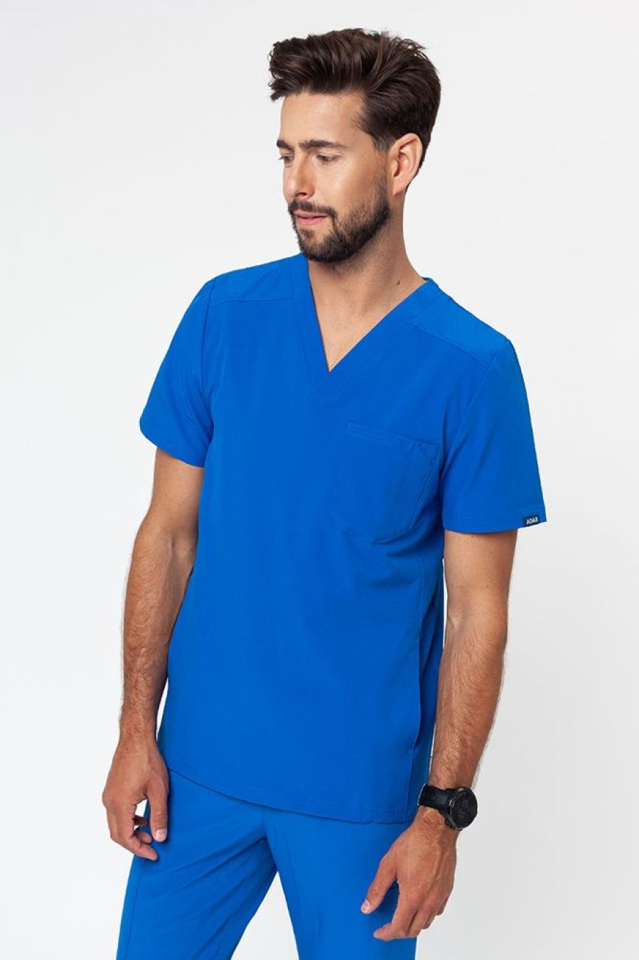 On Adar Medical Uniforms | Komplet Medyczny Meski Adar Cargo Krolewski Granat (Z Bluza Modern)