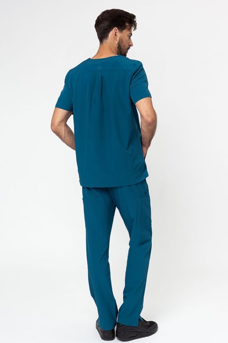 On Adar Medical Uniforms | Komplet Medyczny Meski Adar Cargo Karaibski Blekit (Z Bluza Modern)